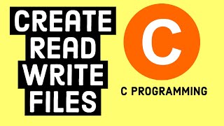 How to Create Read and Write to a File in C Programming [upl. by Beaufert]