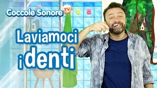 Laviamoci i Denti  Canzoni per bambini di Coccole Sonore feat Stefano Fucili [upl. by Elita]