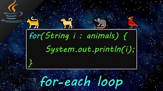 java foreach loop 🔃 [upl. by Rozella518]