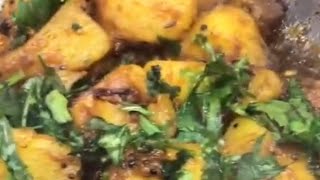 5 minutes Recipe Curried Potatoes Fry Potatoes shorts [upl. by Eerok498]