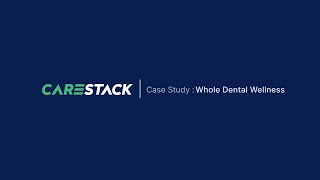 Customer Testimonial Whole Dental Wellness MI  CareStack [upl. by Ettennan]