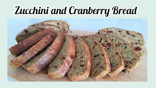 How To Make Zucchini And Cranberry Bread by Arlenes Experience [upl. by Li]