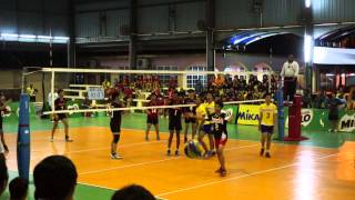 U16 Men Volleyball FInals Sarawak vs Selangor Set 5 part 1 [upl. by Nyram786]