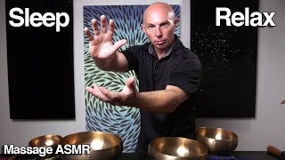 Qi Gong Relaxation Whispered Meditation  Healing Sleep ASMR  Tibetan Singing Bowls [upl. by Reidar]