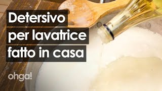 Detersivo liquido per la lavatrice ecologico fatto in casa con il sapone di Marsiglia [upl. by Ocinom310]