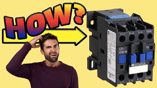 What is a Contactor  How To Use a Contactor  How To Wiring a Power Contactor [upl. by Eerbua]