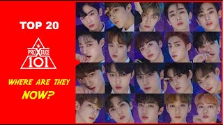 Where are X1 and top 20 Produce X 101 now [upl. by Oalsinatse]