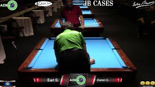 Turning Stone Classic XXVI  Earl Strickland vs Karen Corr [upl. by Buiron]