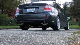 2008 Legacy GT Cobb Stage 2 with Launch Control SPT Exhaust [upl. by Zollie]