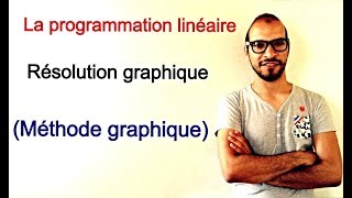 La programmation linéaire 1  résolution graphique méthode graphique [upl. by Notnyw]