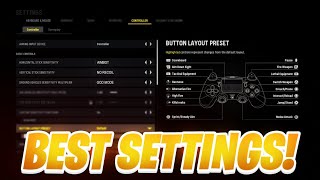 BEST VANGUARD CONTROLLER SETTINGS BEST CONSOLEPC SETTINGS COD Vanguard [upl. by Turley235]