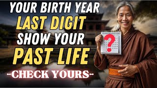 What The Last Digit of Your Birth Year Says about your Past Life ✨Buddhist Wisdom [upl. by Clayson]