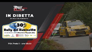 LIVE dal 30° Rally del Rubinetto  PS4 Prelo 1 STRETTOIA DI PRELO [upl. by Narej66]