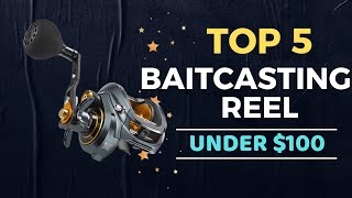 🌟Top 5 Best Baitcasting Reel under 100 Reviews in 2024 [upl. by Ahsaz]