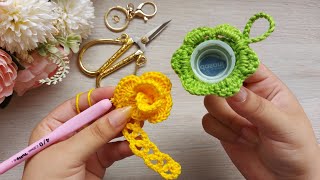 ¡Wow Super Easy Muy ÚTIL souvenir crochet 🥰 Hazlo para VENDER o REGALAR te Encantará  💵 🧶 [upl. by Janean]