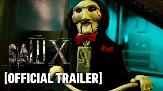 SAW X  Official Trailer RED BAND Starring Tobin Bell [upl. by Yremogtnom668]