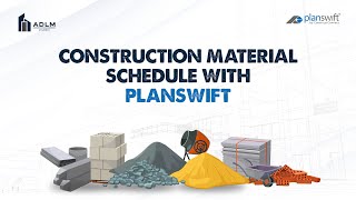 How to prepare Material Schedule with Planswift Part 1 [upl. by Relyhcs]