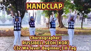 HANDCLAP ll beginner LD ll Choreographer RUSSIBELL SEOH KOR [upl. by Boy]