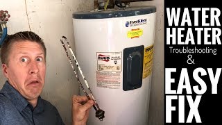 Electric Water Heater Repair In Minutes STEP by STEP [upl. by Cartwell]