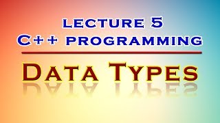 C Programming Lecture  5 Data Types in C or C Language [upl. by Sinne365]