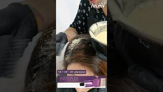 Cabello con CANAS fórmulas de tinte y tratamiento renovador shorts [upl. by Aikimat]