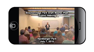 Brackenridge Park Public Hearing at Hardberger Park [upl. by Adelind654]