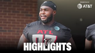 Highlights  Atlanta Falcons set aim and raise intensity day two l 2024 ATampT Training Camp  NFL [upl. by Margit532]