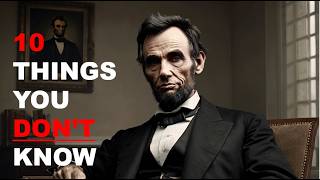 10 SHOCKING Things about Abraham LINCOLN that NO ONE knows [upl. by Akienaj]