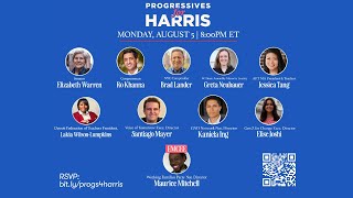 Progressives For Harris Kickoff Call [upl. by Adidnere773]