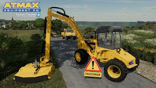 Mower Max ATMAX Equipment Co Faucheuse multifonction  Farming Simulator 22 [upl. by Donnell522]