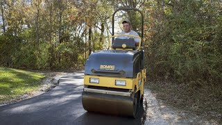 VIBROCOMPACTADOR DOBLE RODILLO BOMAG BW90050 [upl. by Tenej4]