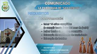 INSCRIPCIONES PRIMERA COMUNIÓN Y CONFIRMACIÓN 2022 [upl. by Rimaa]