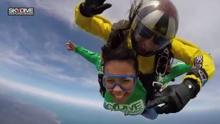 Primer Salto Tandem Estefania  Skydive Empuriabrava [upl. by Warring]