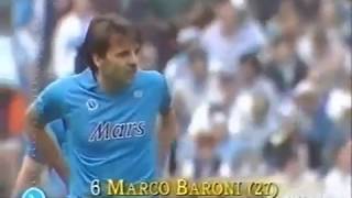 Napoli  Lazio 10 serie A 198990 Secondo Scudetto full match [upl. by Priscella454]