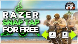 ❗STILL WORKING post patch❗RAZER SNAP TAP FOR FREE on ANY KEYBOARD NULL BINDS  CS2 afap [upl. by Akiret]