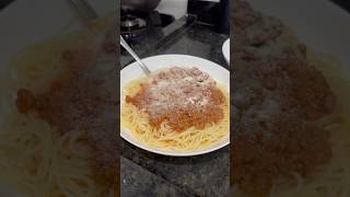 Capellini a Bolonhesa Ingredientes Capellini passata de tomate e patinho moído 🤌🏽🍝 [upl. by Viveca540]