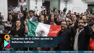 El Congreso de la CDMX aprobó la Reforma Judicial [upl. by Bollen132]