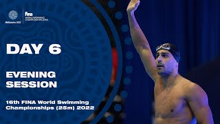 LIVE  FINALS  FINA World Swimming Championships 25m 2022  Melbourne  Day 6  Evening Session [upl. by Nakada652]