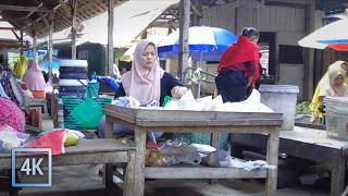 Rural life Traditional Market Indonesia  4K 🇮🇩 [upl. by Sibilla]