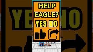 Help The Eagle Become Strongest Challenge funnyshorts minecraftshorts [upl. by Airol]