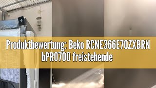 Produktbewertung Beko RCNE366E70ZXBRN bPRO700 freistehende KühlGefrierkombination großer Kühlsch [upl. by Ahseid]