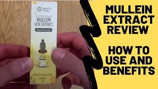 Mullein extract review how to use and benefits [upl. by Brandwein]