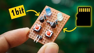 I made a 1bit memory circuit with transistors [upl. by Askari]