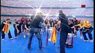 FCBarcelona  Celebració Champions 2011  Camp Nou 13 [upl. by Jereme886]