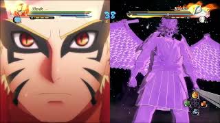 NSUNS4 MOD NARUTO BARYON MODE BATTLE [upl. by Morey]