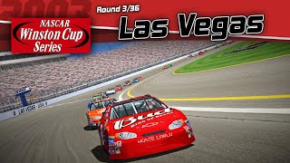 CUP 03  Round 336 Las Vegas Motor Speedway  NR2003 Career Mode Season 6 [upl. by Ahsinaw221]