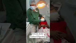 Pulpectomy Procedure Root canal treatment [upl. by Nedgo]