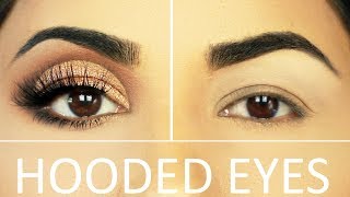 TRY THIS Easy trick for HoodedDroopy Eyes  Build A Crease [upl. by Mundford]