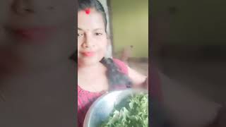 ବାଡିର ଶାଗ ଭଜା  Badi saga bhaja  healthy and tasty short video [upl. by Anastice367]