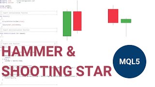 MQL5  Detect Hammer and Shooting Star Candlestick Pattern [upl. by Thielen962]